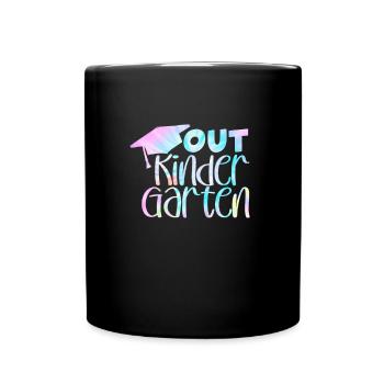 Kindergarten Child School Enrollment School Gift - Full Colour Mug - black - Front