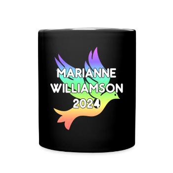 Marianne Williamson Pour le président 2024 Rainbow - Mug uni - noir - Devant