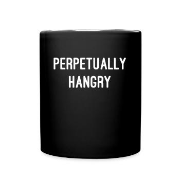 Perpetually Hangry - Full Colour Mug - black - Front