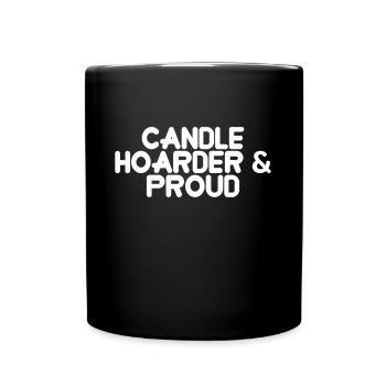 Candle Hoarder & Proud - Mug uni - noir - Devant