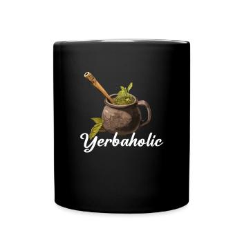 Yerba Mate argentina - Full Colour Mug - black - Front