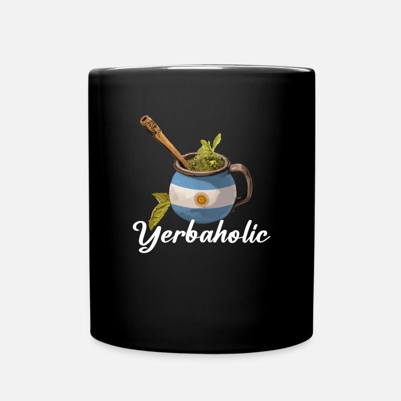 Yerba Mate argentina - Full Colour Mug - black