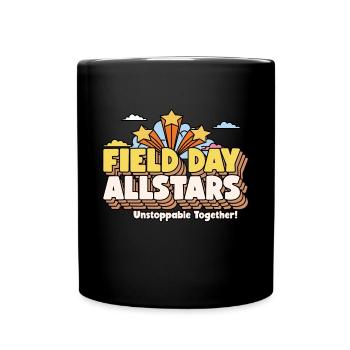 Field Day Allstars Unstoppable Together - Full Colour Mug - black - Front