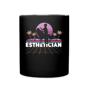 Cute Licensed Esthetician Skincare - Tasse einfarbig - Schwarz - Vorne