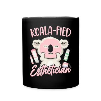 Cute Licensed Esthetician Skincare - Tasse einfarbig - Schwarz - Vorne