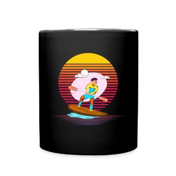 Paddleboarding Vapor - Full Colour Mug - black - Front
