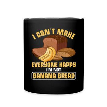 Drôle de vêtements de cuisson au pain aux bananes - Mug uni - noir - Devant