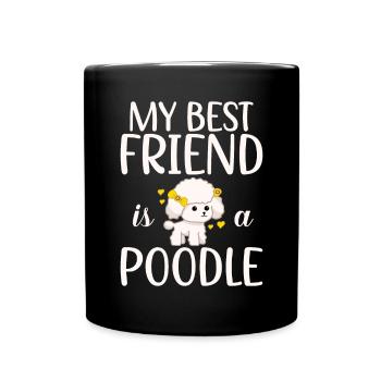 Poodle Gifts - Tasse einfarbig - Schwarz - Vorne