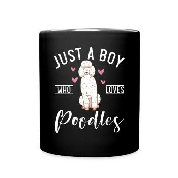 Cadeaux Caniche - Mug uni - noir - Devant