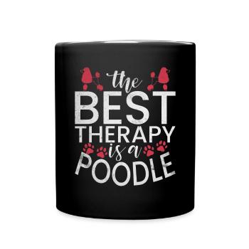 Poodle Gifts - Tasse einfarbig - Schwarz - Vorne