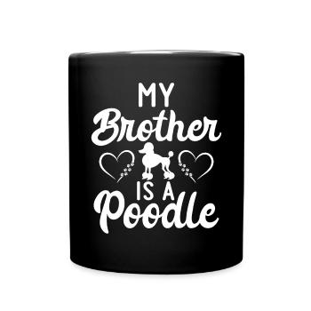 Cadeaux Caniche - Mug uni - noir - Devant