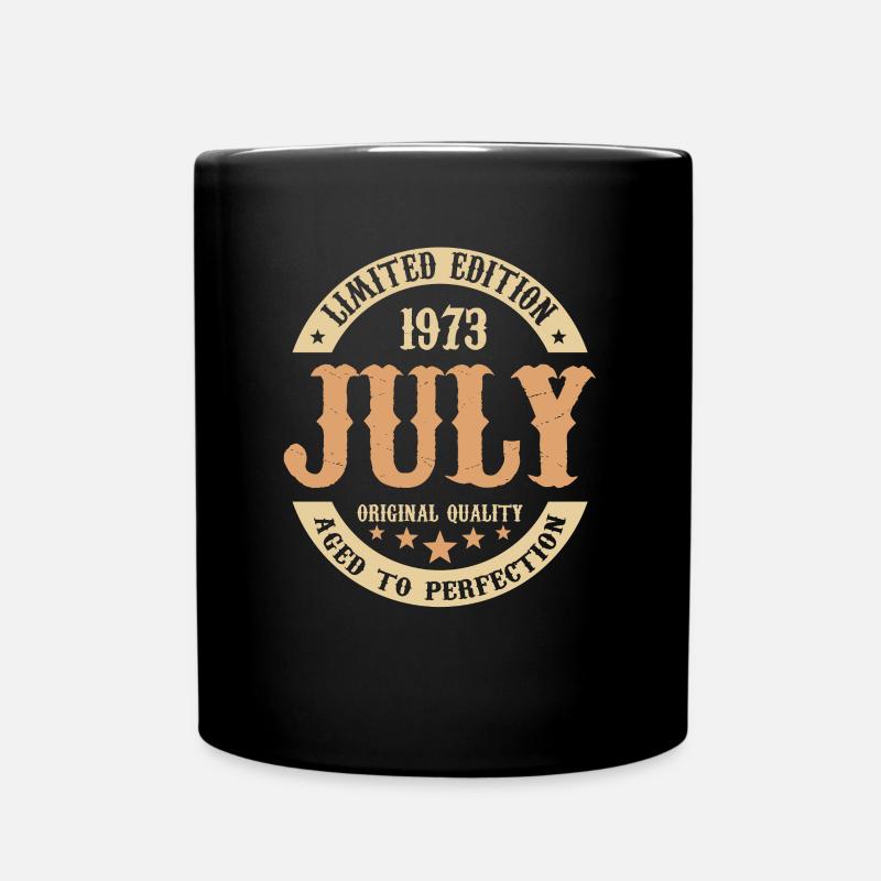 Juillet 1973 Cadeau d’anniversaire vintage - Mug uni - noir