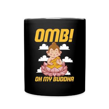 Bouddhisme bouddhiste - Mug uni - noir - Devant