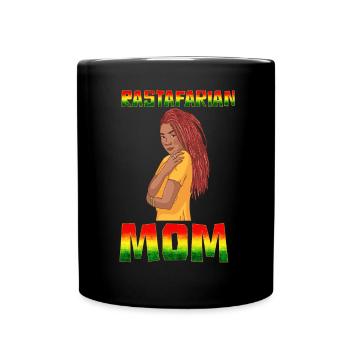Rastafari Rasta - Tasse einfarbig - Schwarz - Vorne