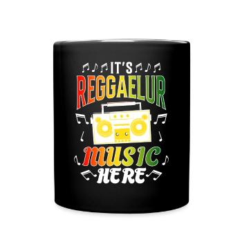 Reggae Rastafari Jamaica - Full Colour Mug - black - Front