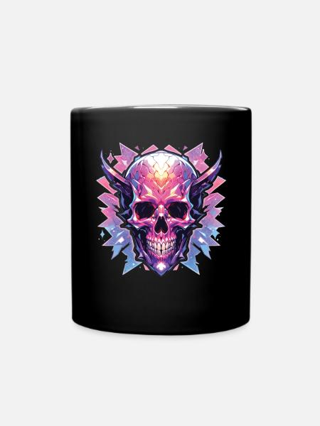 Skull Skull Pirate Skull Skulls Fantasy - Mug uni - noir