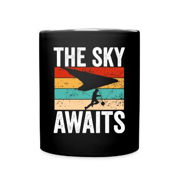 Der Himmel Wartet Auf Dich - Tasse einfarbig - Schwarz - Vorne