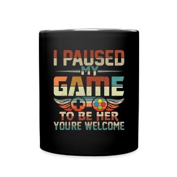 Gamer Controller Gaming Nerd zocken Gamerin - Mug uni - noir - Devant
