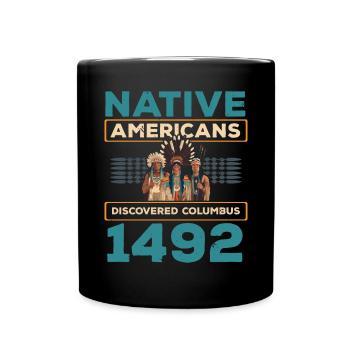 Journée des Amérindiens autochtones - Mug uni - noir - Devant