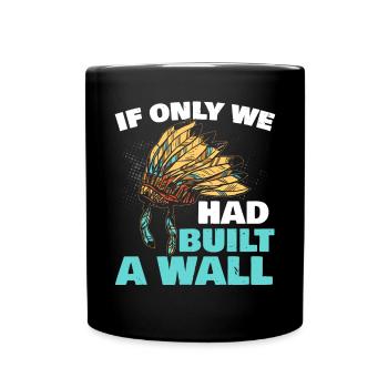 Tag der indigenen Ureinwohner Amerikas - Tasse einfarbig - Schwarz - Vorne