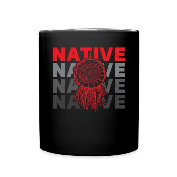 Tag der indigenen Ureinwohner Amerikas - Tasse einfarbig - Schwarz - Vorne