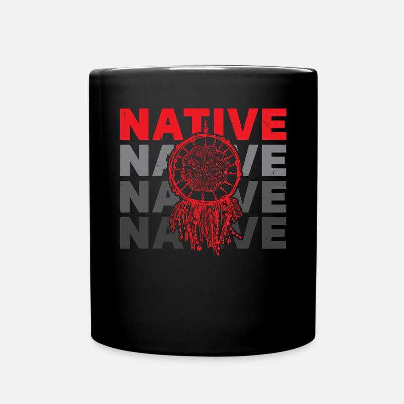 Journée des Amérindiens autochtones - Mug uni - noir