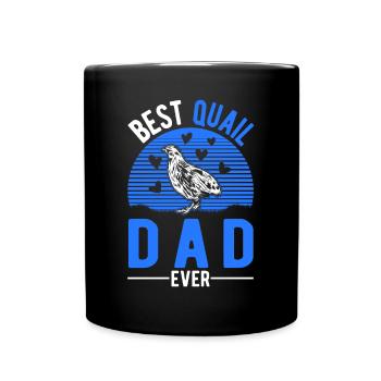 Best quail daddy - Full Colour Mug - black - Front
