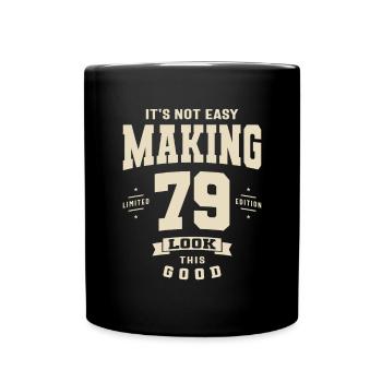 Legendary 79 - Born in 1944 - 79th Birthday - Full Colour Mug - black - Front
