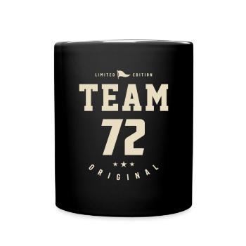 72 Years of Pure Awesomeness - 72nd Birthday - Full Colour Mug - black - Front