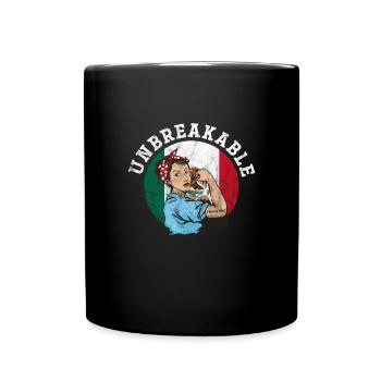 Mexiko - Tasse einfarbig - Schwarz - Vorne