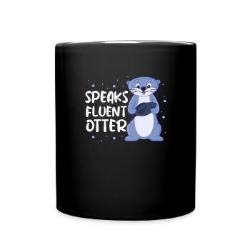 Otter Sea Otter Otter Gift - Full Colour Mug - black - Front