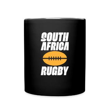 Rugby - Tasse einfarbig - Schwarz - Vorne