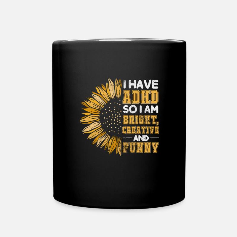 ADHD - Full Colour Mug - black