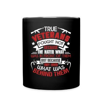 Veteran True Veteran - Full Colour Mug - black - Front