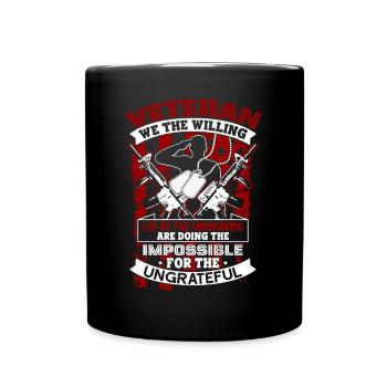 Veteran Veteran For The Ungrateful - Full Colour Mug - black - Front