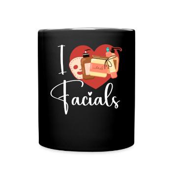 Cute Esthetician Skincare - Tasse einfarbig - Schwarz - Vorne