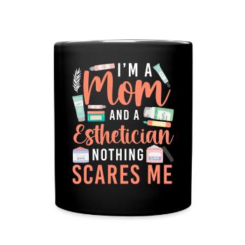 Cute Licensed Esthetician Skincare - Tasse einfarbig - Schwarz - Vorne