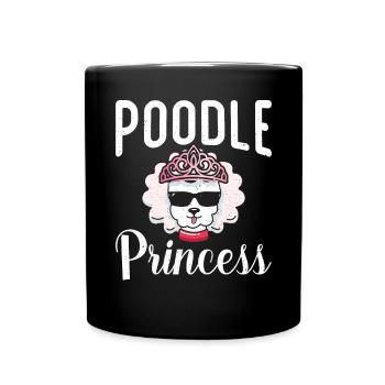 Poodle Gifts - Tasse einfarbig - Schwarz - Vorne