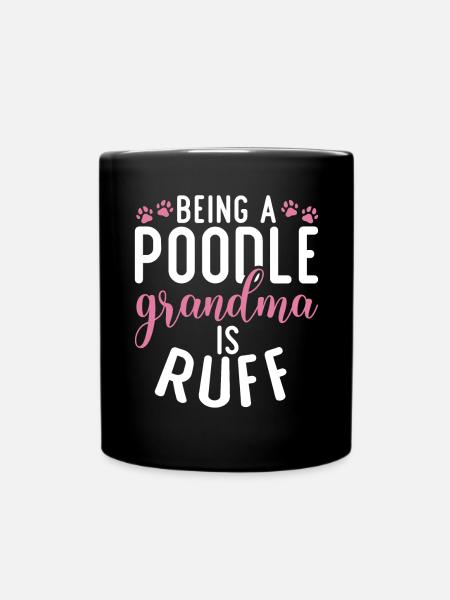 Poodle Gifts - Tasse einfarbig - Schwarz