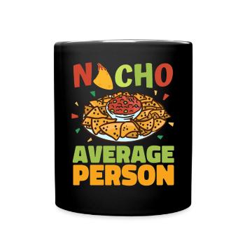 Nacho Salsa Dip Mexikanisch Mexiko Latino - Tasse einfarbig - Schwarz - Vorne