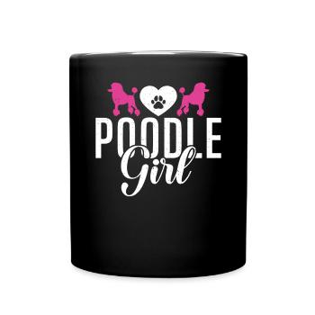 Poodle Gifts - Tasse einfarbig - Schwarz - Vorne