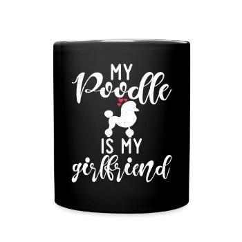Cadeaux Caniche - Mug uni - noir - Devant