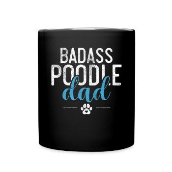 Poodle Gifts - Tasse einfarbig - Schwarz - Vorne