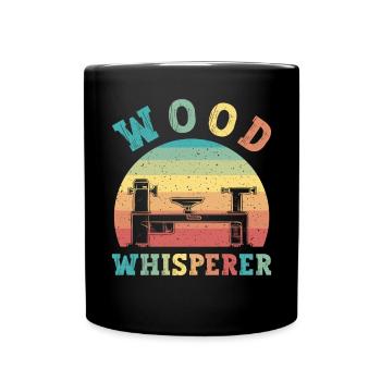 Turning Wood Lathe Lathe - Full Colour Mug - black - Front