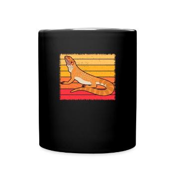 Bearded Dragon Pet Lover Lizard Propriétaire Reptile - Mug uni - noir - Devant