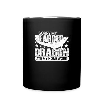 Bearded Dragon Pet Lover Lizard Propriétaire Reptile - Mug uni - noir - Devant