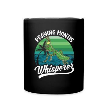 Mante religieuse chuchotant Mante Mante Mante Mante Mante Mante - Mug uni - noir - Devant