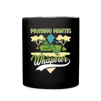 Mante religieuse chuchotant Mante Mante Mante Mante Mante Mante - Mug uni - noir - Devant
