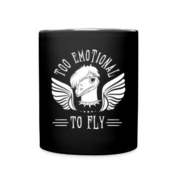 Emo Boy Emo Girl Emu Bird Emocore Punk Ästhetik - Tasse einfarbig - Schwarz - Vorne