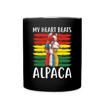 Bolivia flag, Bolivian flag - Full Colour Mug - black - Front